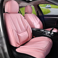 Coverado Seat Covers, Car Seat Covers Front Seats, Car Seat Cover, Car Seat Protector Waterproof, Car Seat Cushion Nappa Leather, Pink Seat Covers Carseat Cover Universal Fit for Most Cars