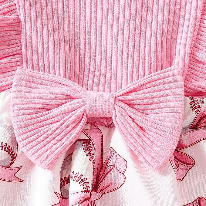 Chichoo Baby Girl Clothes Infant Fall Winter Outfits Newborn Long Sleeve Romper Dress Ruffle Bodysuit With Headband