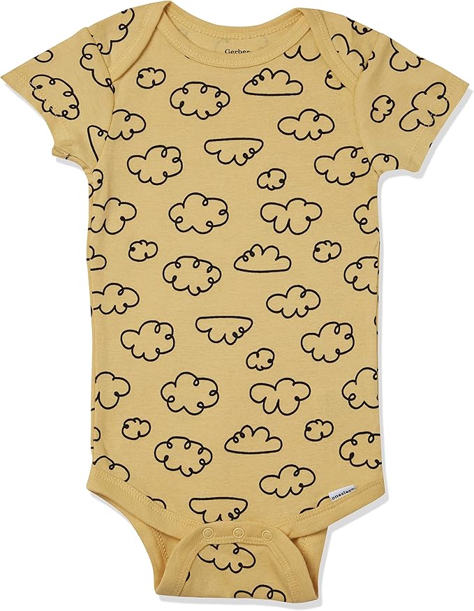 Gerber unisex-baby 8-pack Short Sleeve Onesies Bodysuits