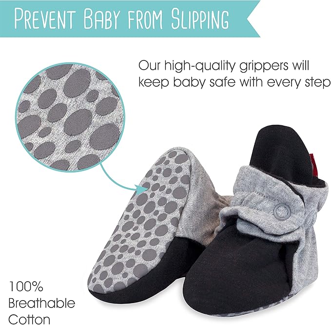 Zutano Organic Baby Booties Newborn Infant, Lost Baby Socks Solution, Unisex, Girl, Boy, 0-3, 3-6, 6-12, 12-18, 18-24 Months