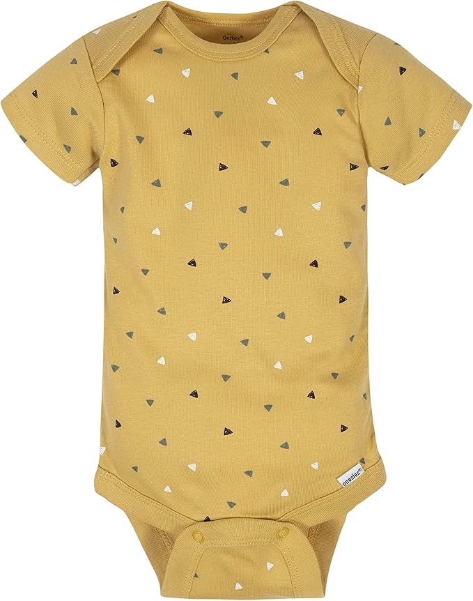 Gerber unisex-baby 8-pack Short Sleeve Onesies Bodysuits