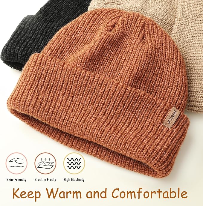 Bebila Baby Beanie Toddler Infant Winter Hats Knit Warm Caps for Boys Girls