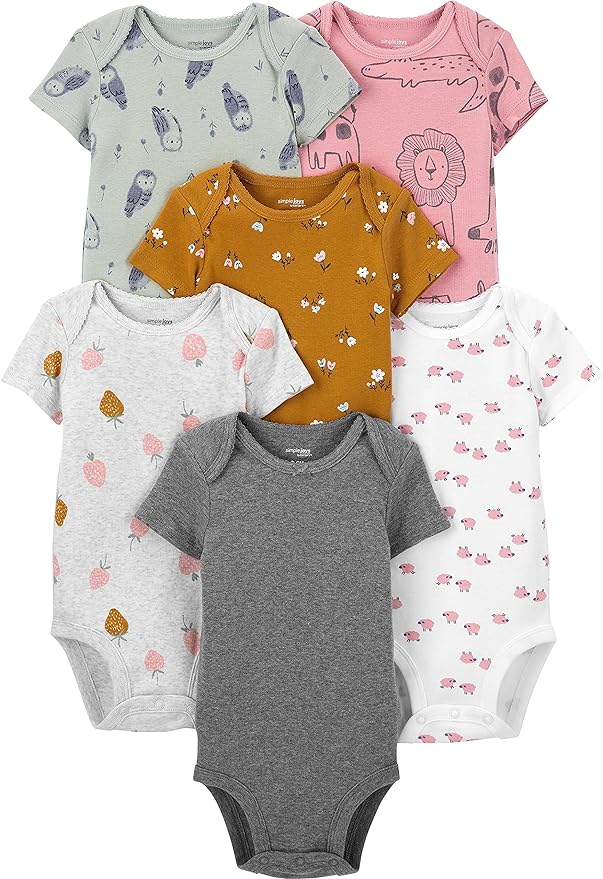 Simple Joys by Carter's Baby Girls' 6-Pack Sleeveless Bodysuit