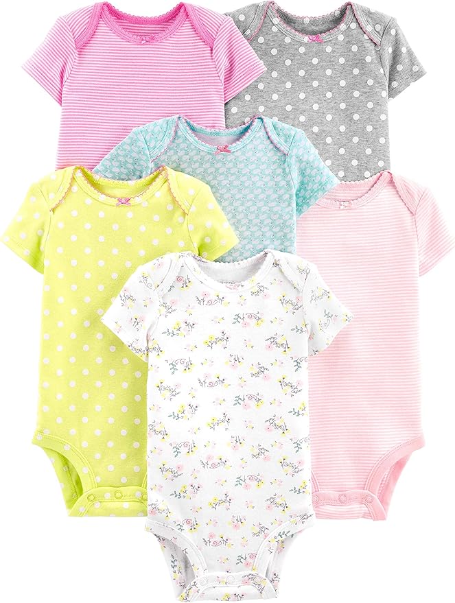 Simple Joys by Carter's Baby Girls' 6-Pack Sleeveless Bodysuit