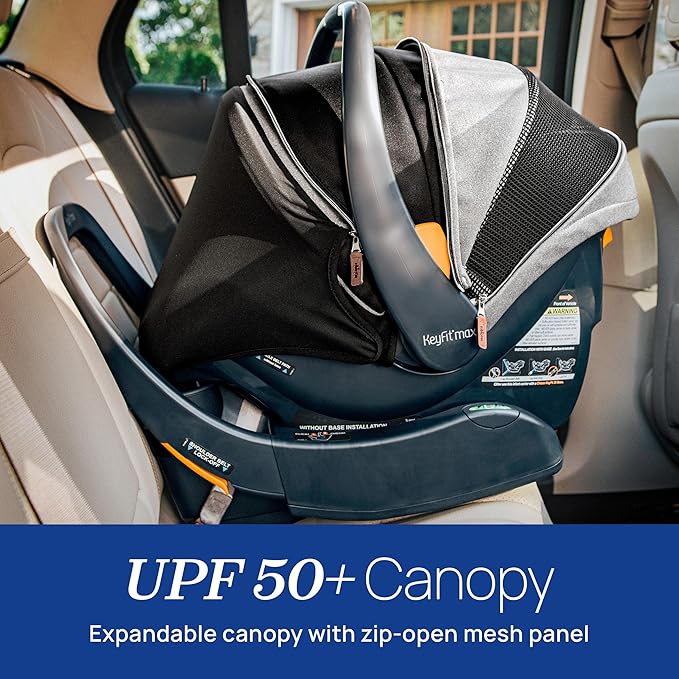 Chicco KeyFit® Max ClearTex® Infant Car Seat and Base, Rear-Facing Seat for Infants