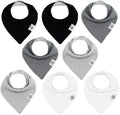 Parker Baby Bandana Drool Bibs 8 Pack Baby Bibs for Boys, Girls, Unisex - Soft & Stylish Teething Bibs for Babies