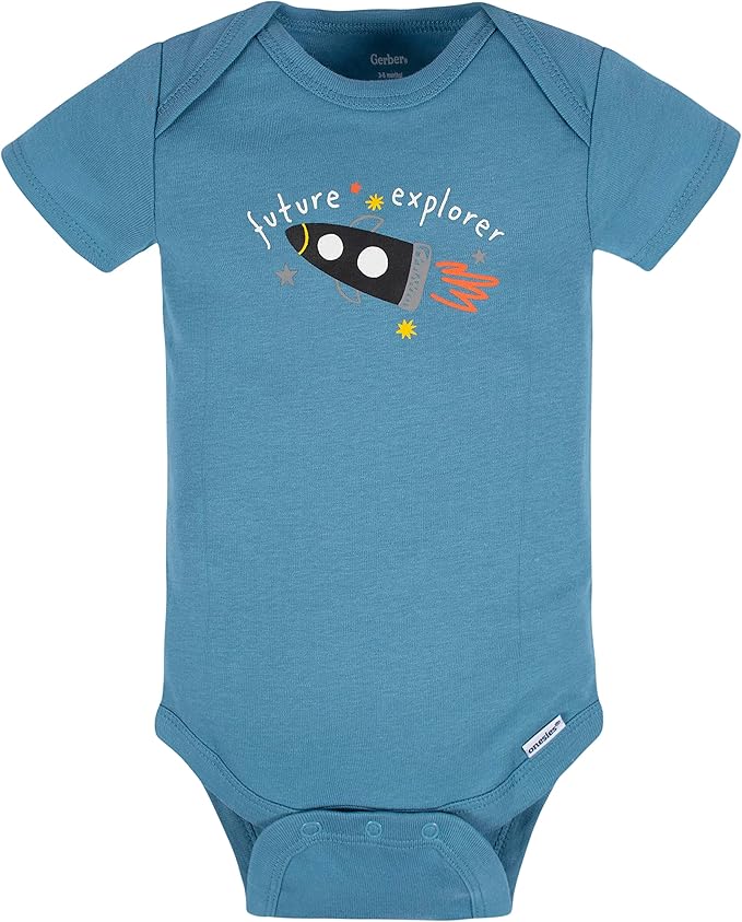 Gerber baby-boys 8-pack Short Sleeve Onesies Bodysuits