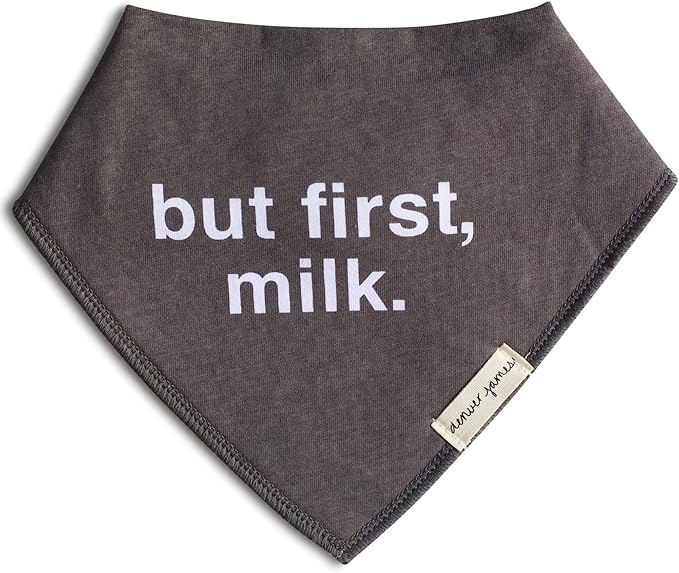 Denver James Bandana Feeding Drool Baby Bib I Soft Organic Cotton I Fleece Back