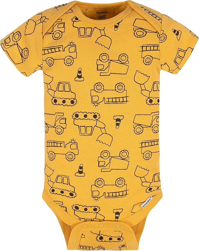 Gerber baby-boys 8-pack Short Sleeve Onesies Bodysuits