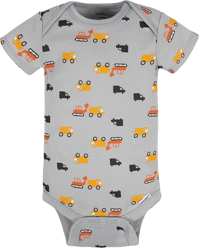 Gerber baby-boys 8-pack Short Sleeve Onesies Bodysuits