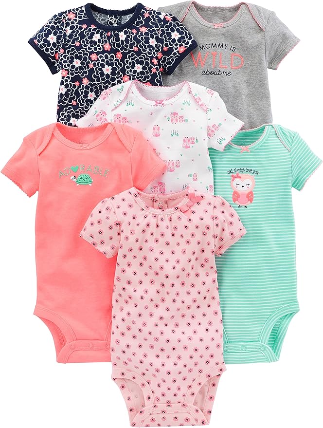 Simple Joys by Carter's Baby Girls' 6-Pack Sleeveless Bodysuit