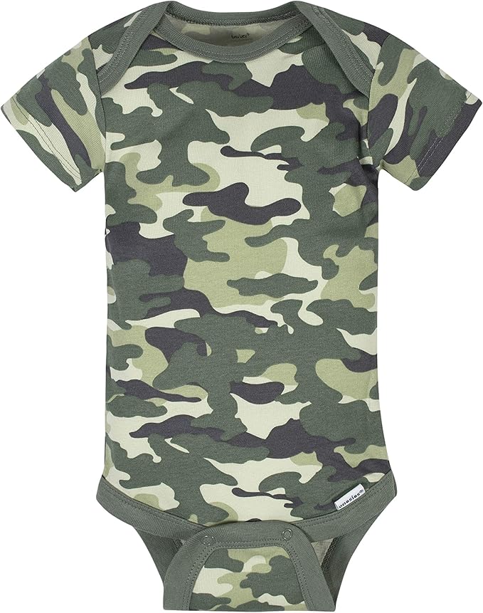 Gerber unisex-baby 8-pack Short Sleeve Onesies Bodysuits