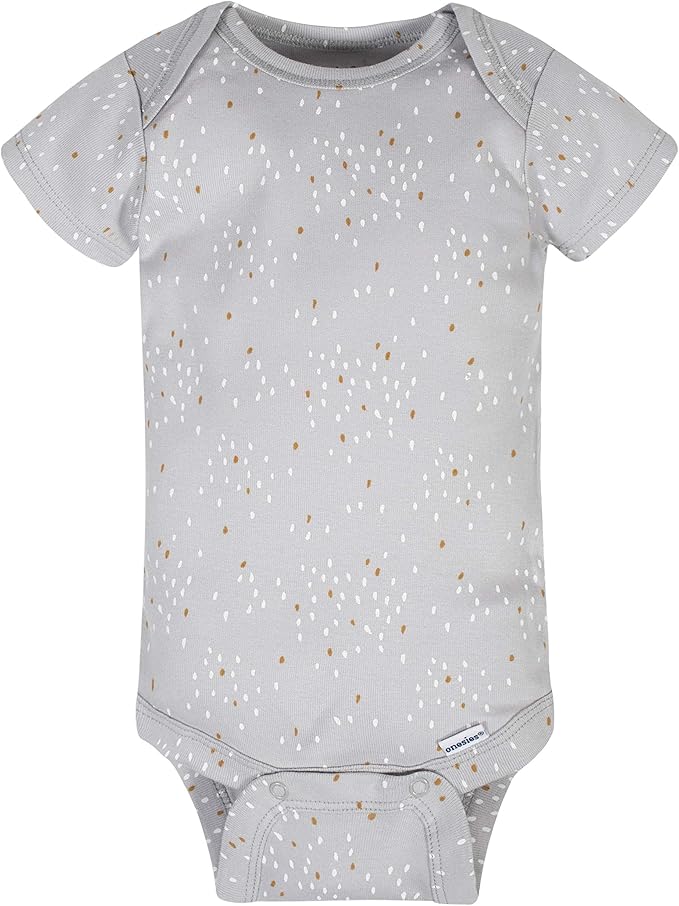 Gerber unisex-baby 8-pack Short Sleeve Onesies Bodysuits