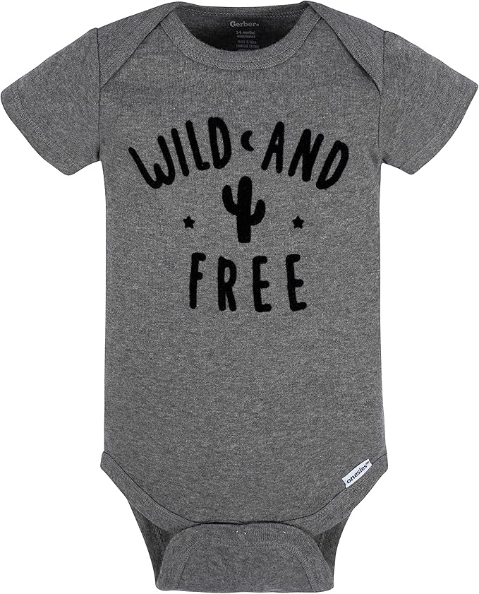 Gerber unisex-baby 8-pack Short Sleeve Onesies Bodysuits