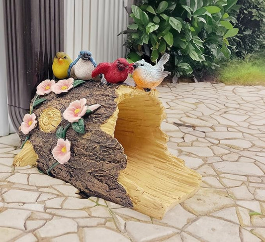 Bird Statues Gutter Downspout Extension Statues Garden Decoration,Resin Statue Outdoor Decor,Animal Downspout Diverter,Decorative Gutter Extension,3"×3" Downspout Extender Diverter Splash Block