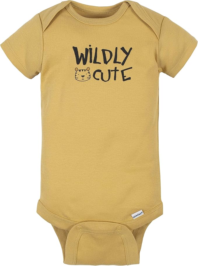 Gerber unisex-baby 8-pack Short Sleeve Onesies Bodysuits