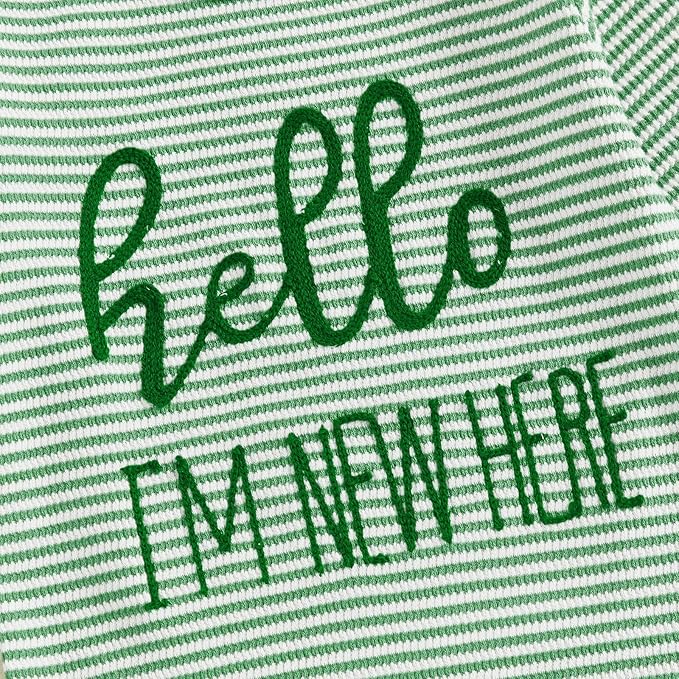Fernvia Newborn Baby Boy Clothes Letters Print Bodysuit 3 6 9 12 18 Months Long Sleeve Jumpsuit with Hat 2PCS Outfits Set